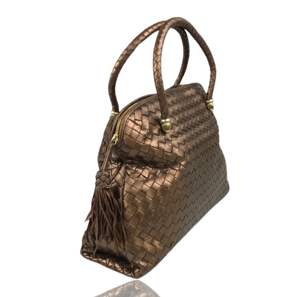 BOTTEGA VENETA Bag Handbag Brown Intrecciato 10700107003CIO Authentic Ra… - Picture 3 of 11